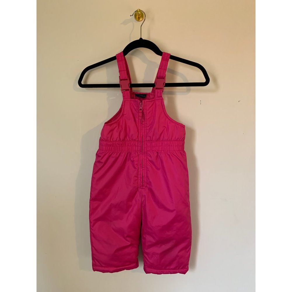 Faded Glory Pink Snow Bib